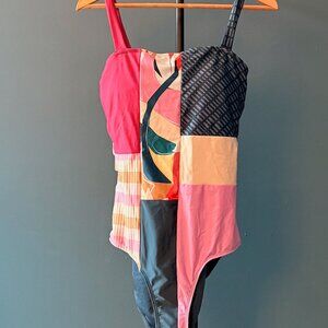 Gorgeous and Bold Nani Patchwork One Piece Swimsuit🌺🏖️